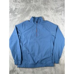 Southern Tide Pullover Mens‎ Medium Blue 1/4 Zip Nylon Lightweight Windbreaker